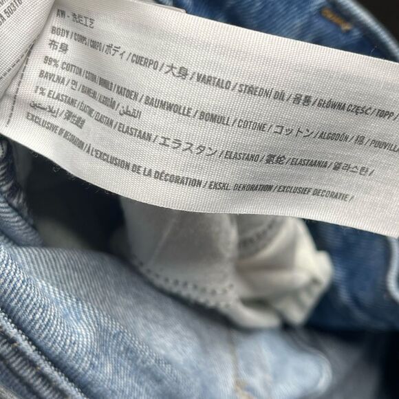 Abercrombie & Fitch 90s Straight Ultra High Rise Jeans Size 14 L / 32 - Picture 6 of 9